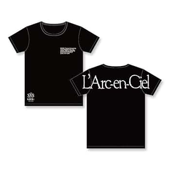 Amazon.co.jp: L'Arc～en～Ciel BIG旧ロゴTシャツ 黒 限定